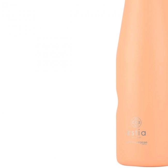 ESTIA ΘΕΡΜΟΣ TRAVEL FLASK SAVE THE AEGEAN 500ml PEACH FUZZ