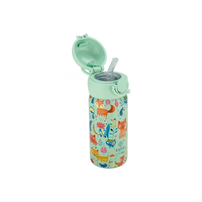 INSULATED KIDS BOTTLE  WONDER BOTTLE SAVE THE AEGEAN 350ml FELINE FOLIAGE