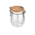 ESTIA ΔΟΧΕΙΟ ΑΠΟΘΗΚΕΥΣΗΣ ALLURE ΓΥΑΛΙΝΟ 750ml ΜΕ ΚΛΙΠ ΚΑΠΑΚΙ