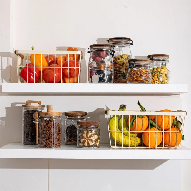 STORAGE CONTAINER ALLURE GLASS 750ml WITH CLIP LID