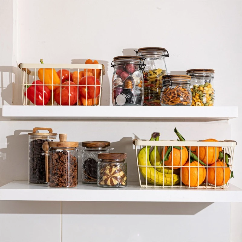 STORAGE CONTAINER ALLURE GLASS 1500ml WITH CLIP LID