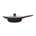 SHALLOW CASSEROLE STONE NON-STICK CAST ALUMINUM 28cm 4.2lt
