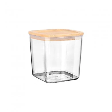 STORAGE CONTAINER BAMBOO ESSENTIALS PLASTIC 500ml STACKABLE