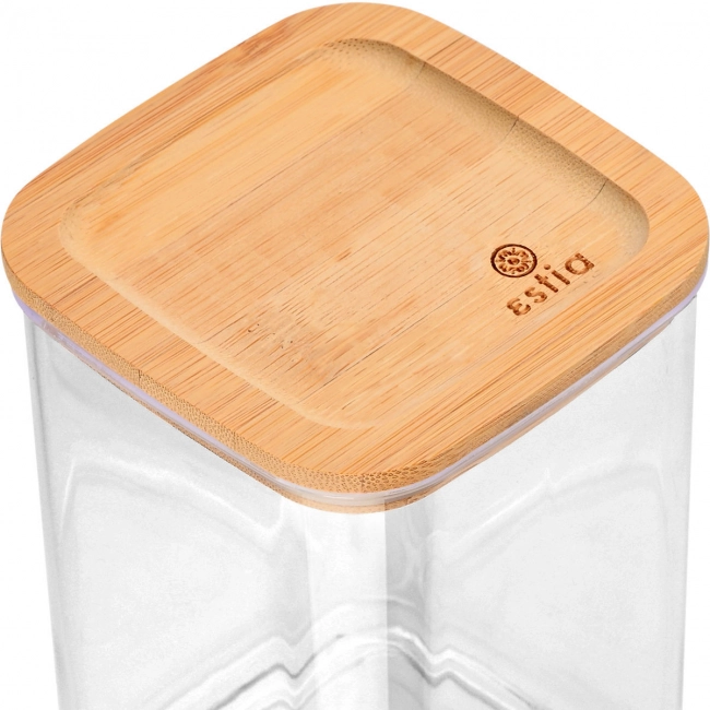 ESTIA ΔΟΧΕΙΟ ΑΠΟΘΗΚΕΥΣΗΣ BAMBOO ESSENTIALS ΠΛΑΣΤΙΚΟ 800ml ΣΤΟΙΒΑΖΟΜΕΝΟ