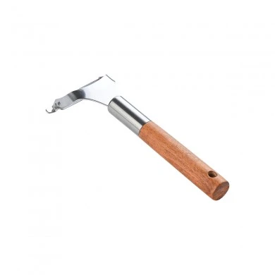 PEELER ALLURE STAINLESS STEEL WITH WOODEN HANDLE