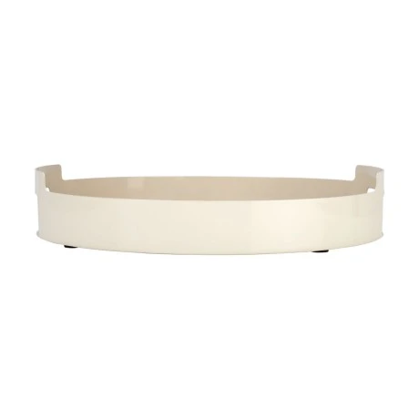 SERVING PLATE ALLURE METALLIC IVORY