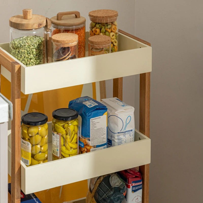 ORGANIZATION TROLLEY ALLURE 4-TIER IVORY