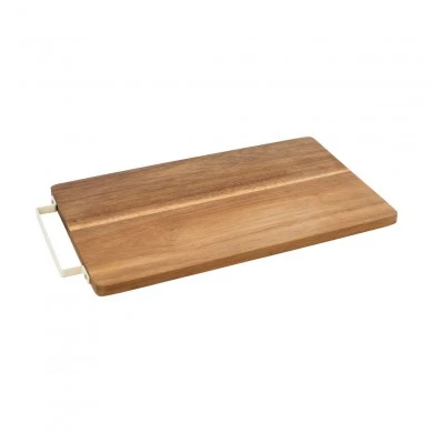 CUTTING BOARD ALLURE 35X25cm WITH METALLIC HANDLE