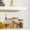 STORAGE CONTAINER GLASS 150ml WITH CORK LID