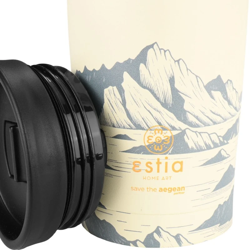 INSULATED TRAVEL MUG SAVE THE AEGEAN 350ml ALPINE ESSENCE