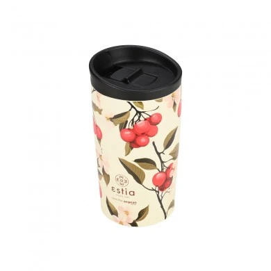 INSULATED TRAVEL MUG SAVE THE AEGEAN 350ml SAKURA WHISPER