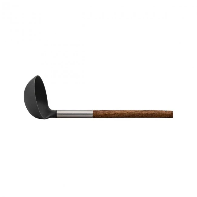 SOUP LADLE STONE PBT 30cm WITH WOODEN HANDLE