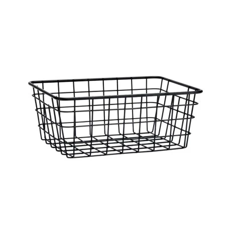 ESTIA ΚΑΛΑΘΙ ΟΡΓΑΝΩΣΗΣ ΜΕΤΑΛΛΙΚΟ 22x16x12cm ΜΑΥΡΟ