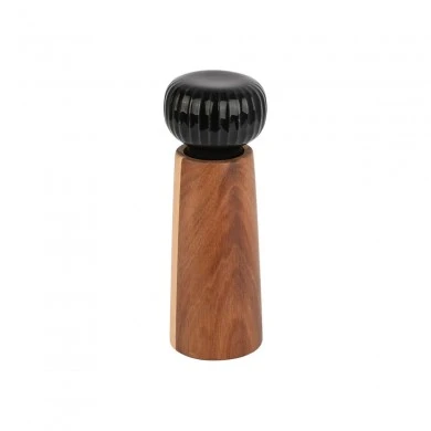 SALT/PEPPER MILL ALLURE CERAMIC 6x17cm BLACK