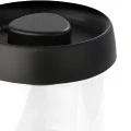 ESTIA ΔΟΧΕΙΟ ΑΠΟΘΗΚΕΥΣΗΣ ΚΕΝΟΥ ΑΕΡΟΣ ΓΥΑΛΙΝΟ 450ml ΜΕ ΚΑΠΑΚΙ ΜΑΥΡΟ