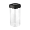 ESTIA ΔΟΧΕΙΟ ΑΠΟΘΗΚΕΥΣΗΣ ΚΕΝΟΥ ΑΕΡΟΣ ΓΥΑΛΙΝΟ 900ml ΜΕ ΚΑΠΑΚΙ ΜΑΥΡΟ