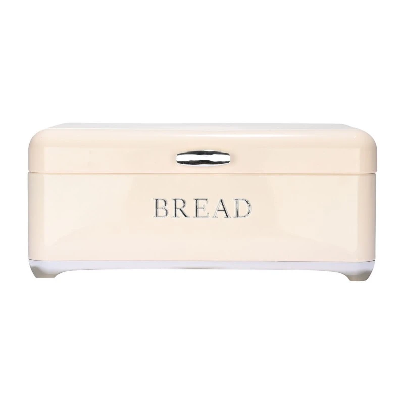 BREAD BOX EPOQUE METALLIC 42.5x25.3x18cm CREAM