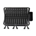 DISH RACK FOLDABLE STAINLESS STEEL 2 -TIER 48x35.4x27.2cm BLACK