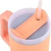 INSULATED STRAW TUMBLER XL SAVE THE AEGEAN 900ml PEACH FUZZ