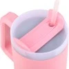 INSULATED STRAW TUMBLER XL SAVE THE AEGEAN 900ml BLOSSOM ROSE