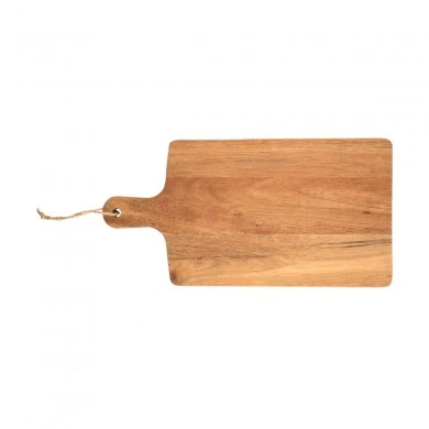 CUTTING BOARD ALLURE WITH HANDLE &amp; HANGING ROPE 31-41x20x2cm
