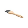 BASTING BRUSH SILICONE 22x5cm WITH WOODEN HANDLE