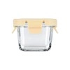ESTIA ΦΑΓΗΤΟΔΟΧΕΙΟ CLICK&amp;SEAL ΓΥΑΛΙΝΟ 160ml 9.2x9.2x6.3cm ΜΕ ΚΑΠΑΚΙ ΠΛΑΣΤΙΚΟ IVORY