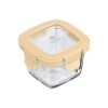 ESTIA ΦΑΓΗΤΟΔΟΧΕΙΟ CLICK&amp;SEAL ΓΥΑΛΙΝΟ 160ml 9.2x9.2x6.3cm ΜΕ ΚΑΠΑΚΙ ΠΛΑΣΤΙΚΟ IVORY