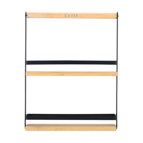 ORGANISATION CASE BAMBOO ESSENTIALS 2-TIER WITH HANDLE