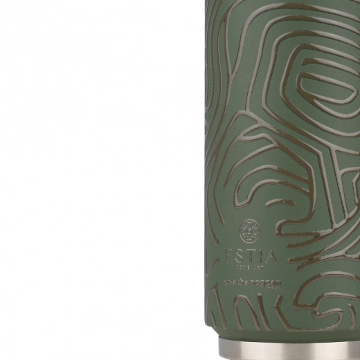 ESTIA ΘΕΡΜΟΣ TRAVEL CUP SAVE THE AEGEAN 500ml OLIVE FLOW