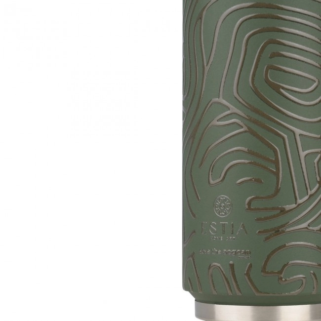 ESTIA ΘΕΡΜΟΣ TRAVEL CUP SAVE THE AEGEAN 500ml OLIVE FLOW