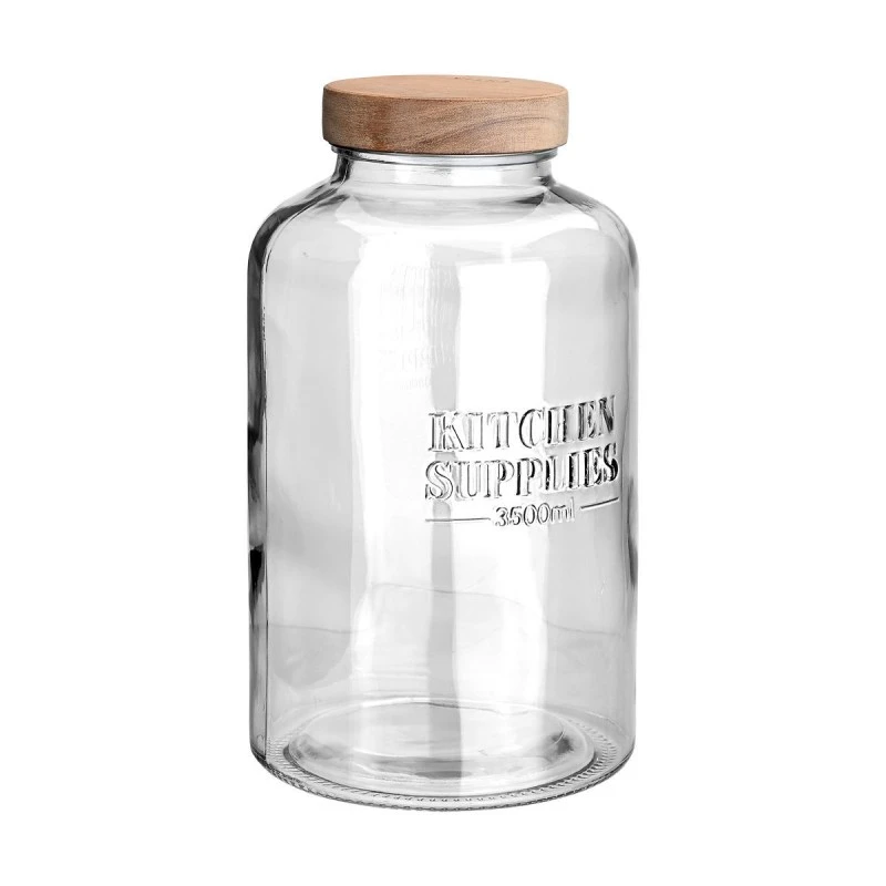 ESTIA ΔΟΧΕΙΟ ΑΠΟΘΗΚΕΥΣΗΣ ALLURE ΓΥΑΛΙΝΟ 3500ml 15x15x26cm