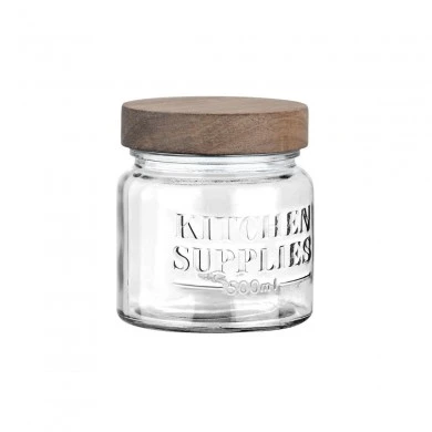 STORAGE CONTAINER ALLURE GLASS 500ml 10x10x11cm