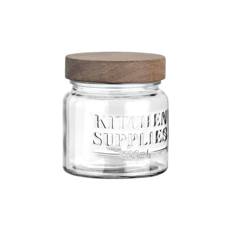 ESTIA ΔΟΧΕΙΟ ΑΠΟΘΗΚΕΥΣΗΣ ALLURE ΓΥΑΛΙΝΟ 500ml 10x10x11cm