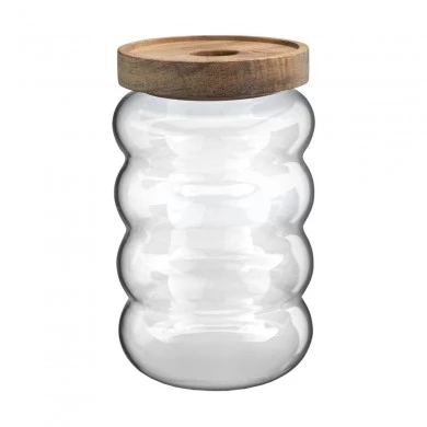 STORAGE CONTAINER ALLURE GLASS 700ml 9.5x9.5x15.8cm