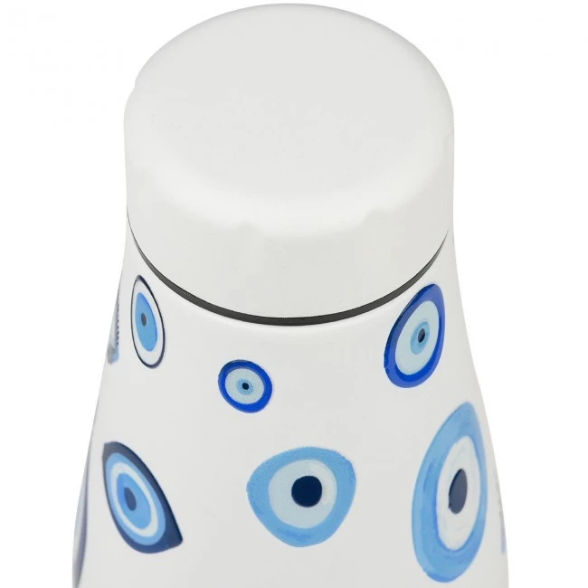 INSULATED BOTTLE TRAVEL FLASK SAVE THE AEGEAN 500ml SPIRIT OF LUCK