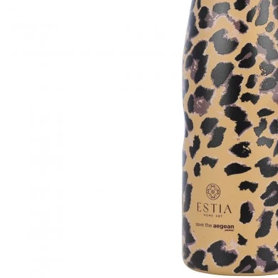 INSULATED BOTTLE TRAVEL FLASK SAVE THE AEGEAN 500ml SPOTTED PROWL