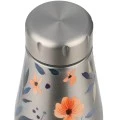 INSULATED BOTTLE TRAVEL FLASK SAVE THE AEGEAN 500ml SILVER BOTANIC