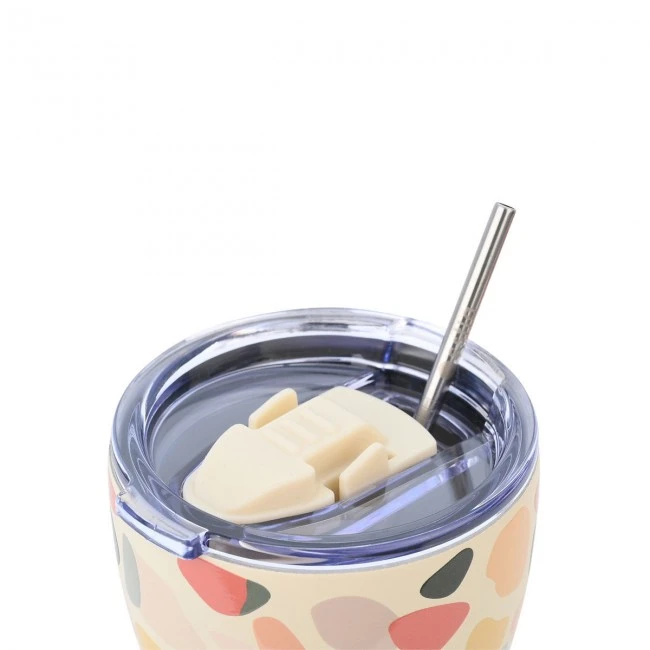 INSULATED COFFEE MUG SAVE THE AEGEAN 350ml HUE PEBBLES