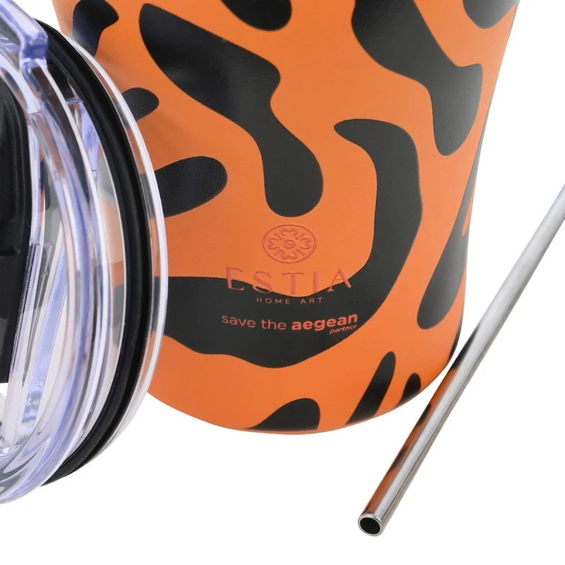 ESTIA ΘΕΡΜΟΣ COFFEE MUG SAVE THE AEGEAN 350ml WILD CLAW