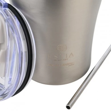 INSULATED COFFEE MUG SAVE THE AEGEAN 350ml STEEL FLOW