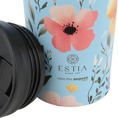 INSULATED TRAVEL MUG SAVE THE AEGEAN 350ml SKY GARDEN