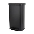 ESTIA ΚΑΔΟΣ ΑΠΟΡΡΙΜΑΤΩΝ FLATOP SOFT CLOSE 70lt ΜΑΤ ΜΑΥΡΟΣ
