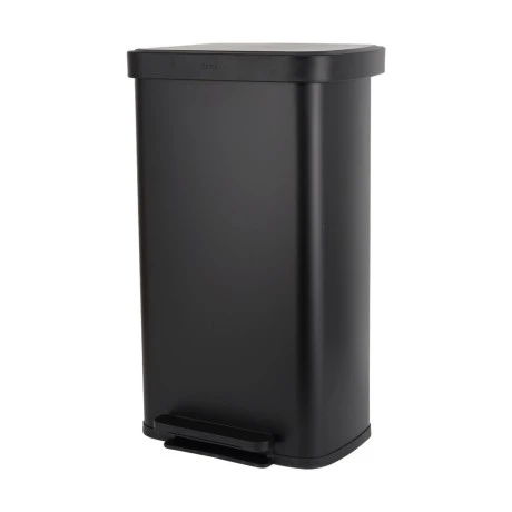ESTIA ΚΑΔΟΣ ΑΠΟΡΡΙΜΑΤΩΝ FLATOP SOFT CLOSE 70lt ΜΑΤ ΜΑΥΡΟΣ