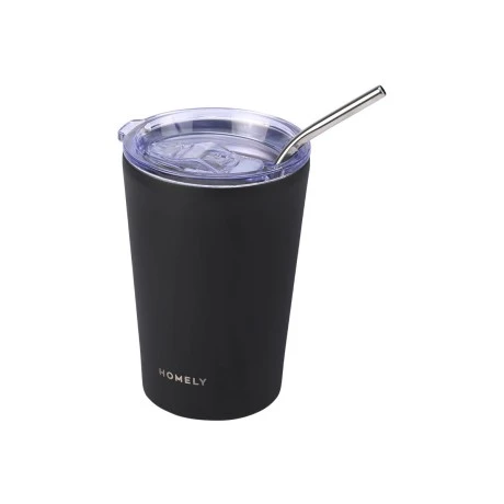 INSULATED BOTTLE MUG 400ml MIDNIGHT BLACK
