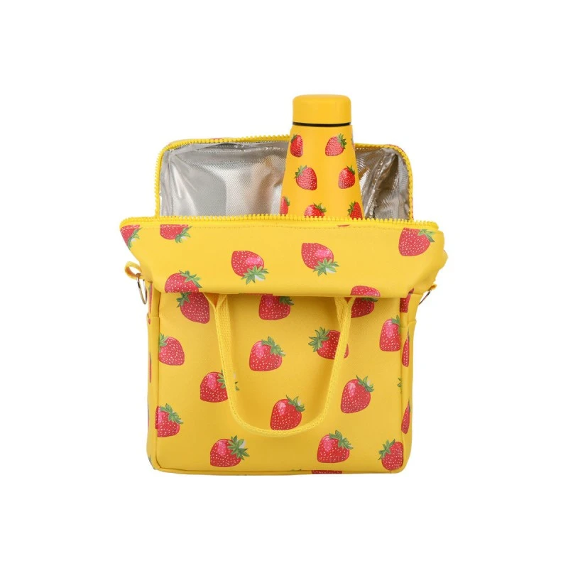 LUNCH BAG SAVE THE AEGEAN INSULATED 7lt BERRY BRIGHT