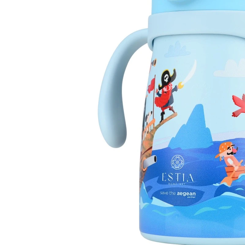 ESTIA ΘΕΡΜΟΣ ΠΑΙΔΙΚΟ BUBBLE BOTTLE SAVE THE AEGEAN 300ml TREASURE QUEST