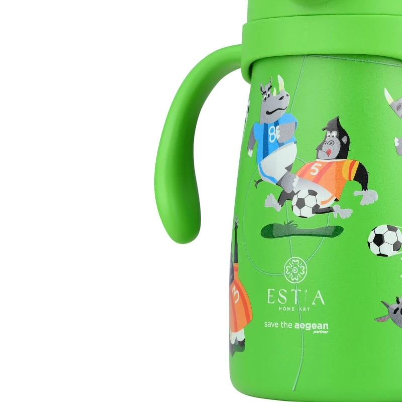 INSULATED KIDS BOTTLE BUBBLE BOTTLE SAVE THE AEGEAN 300ml JUNGLE KICK