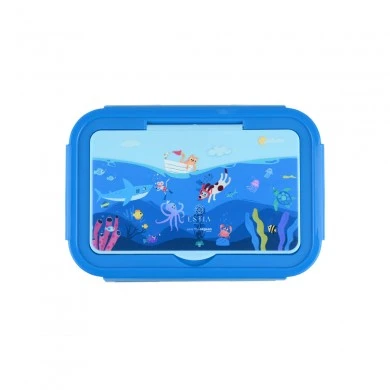 KIDS LUNCH BOX SAVE THE AEGEAN 1400ml WITH 3 COMPARTMENTS OCEAN PLAY
