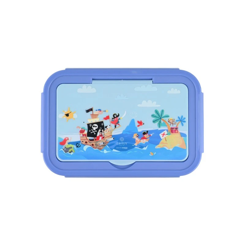 KIDS LUNCH BOX SAVE THE AEGEAN 1400ml WITH 3 COMPARTMENTS TREASURE QUEST
